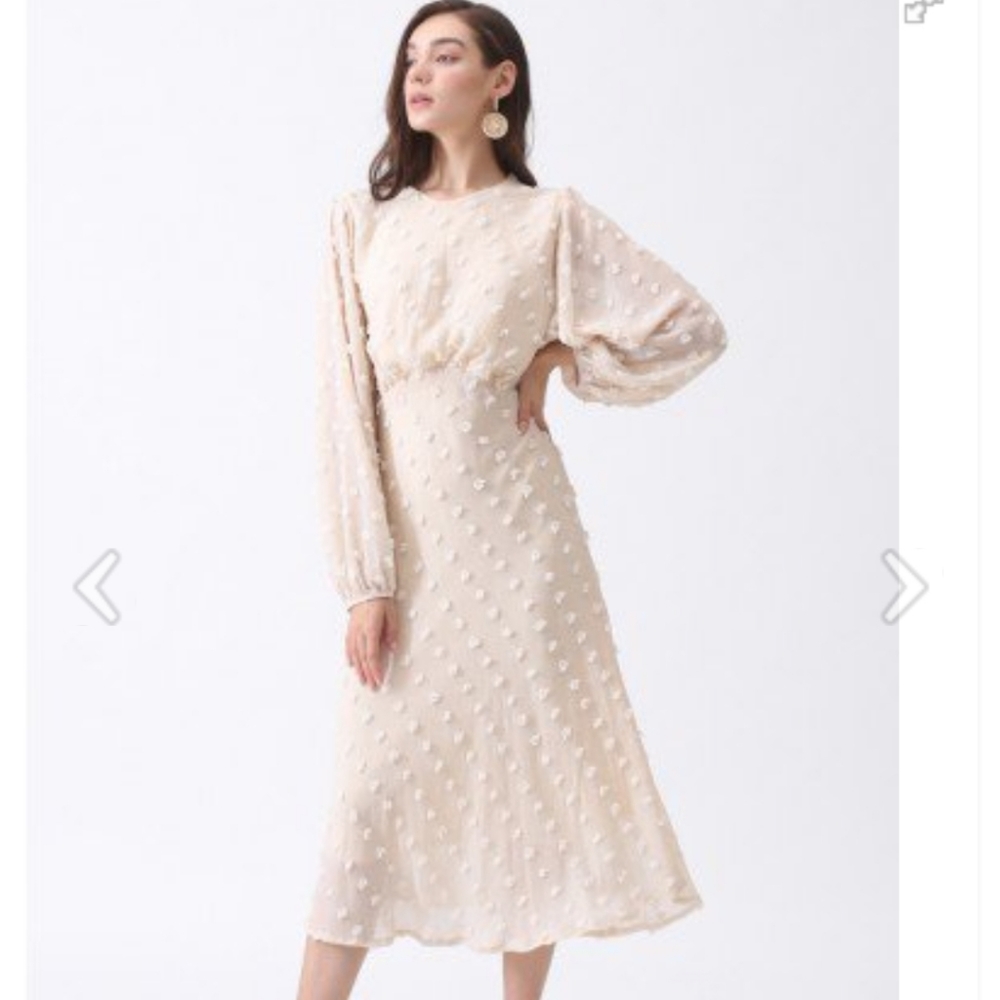 Long sleeve midi dress